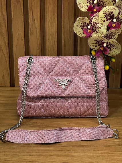 bolsa de brilho prada|bolsas de prada para mujer.